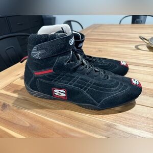 Simpson men’s black racing shoes sz 13